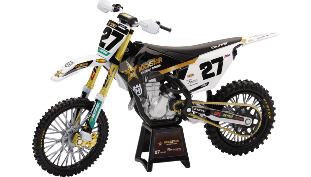 New-Ray Toys Rockstar Husqvarna Team Bike 2020 - Malcolm Stewart