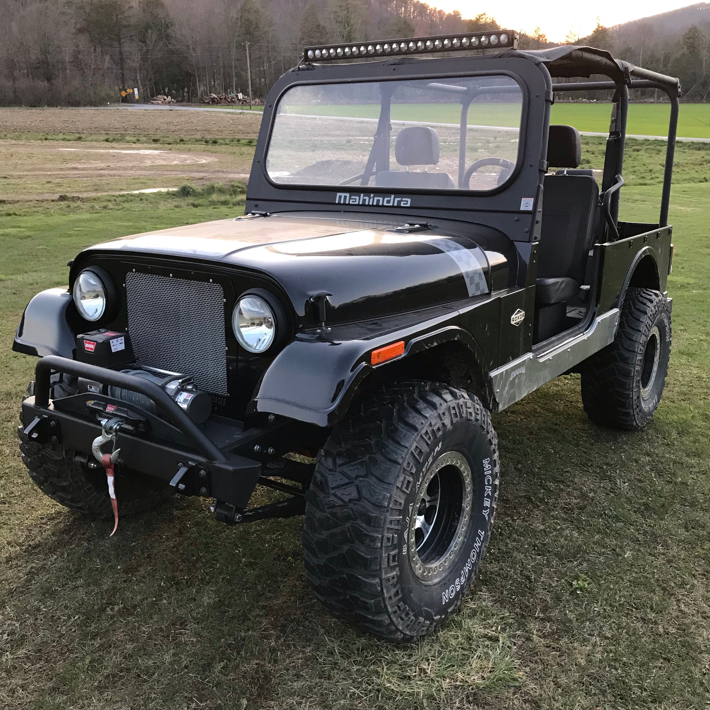 ROXOR STUBBY BUMPER  - 42" WIDE WITH BULLBAR (NO 2” RECEIVER)
